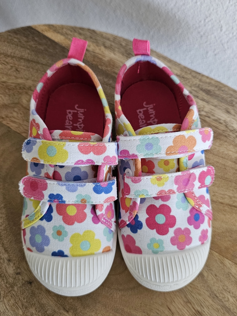 Jumping Beans Kids Floral Canvas Sneakers - Multicolor